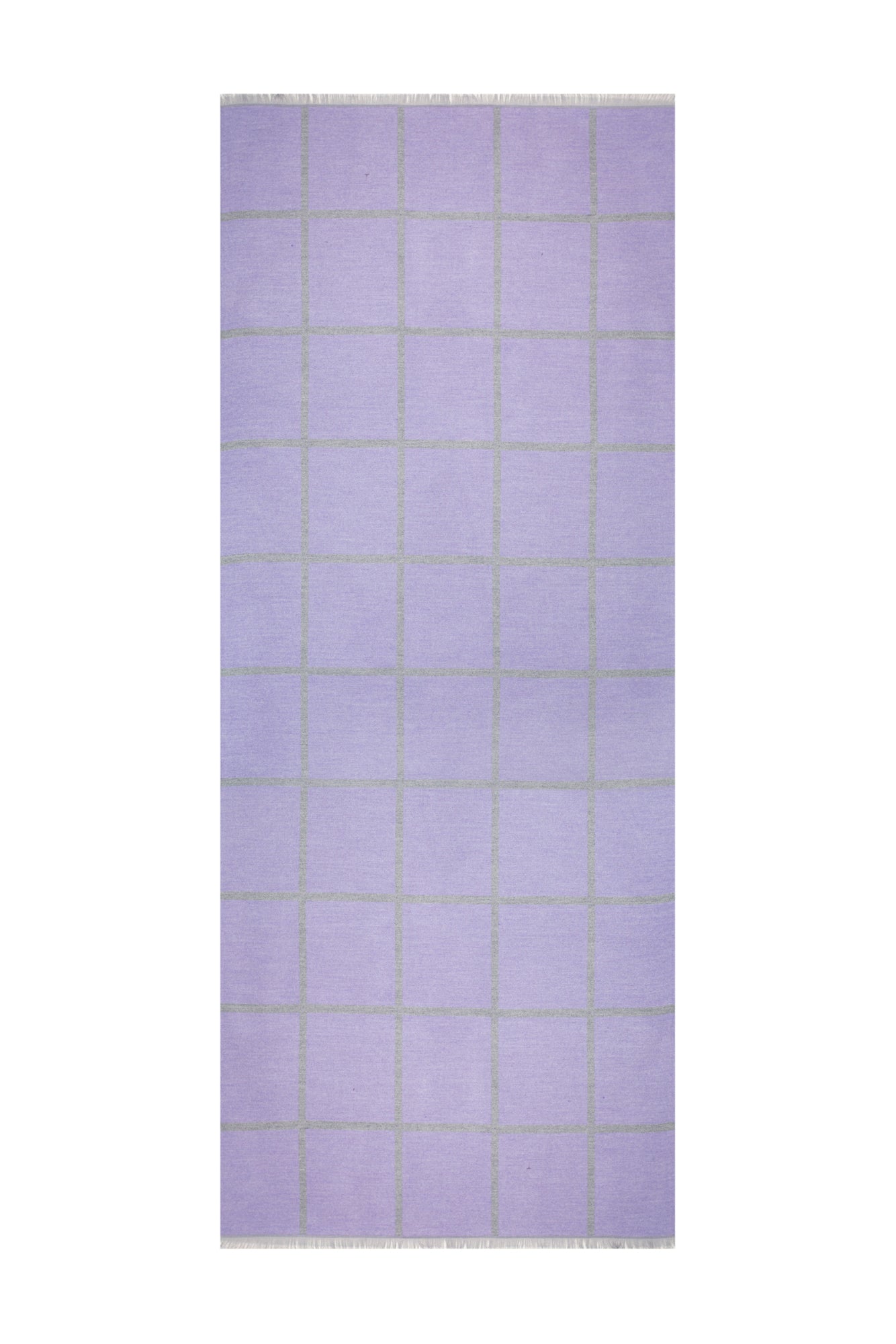 English Checkers - Purple & Grey The Golden Yarn