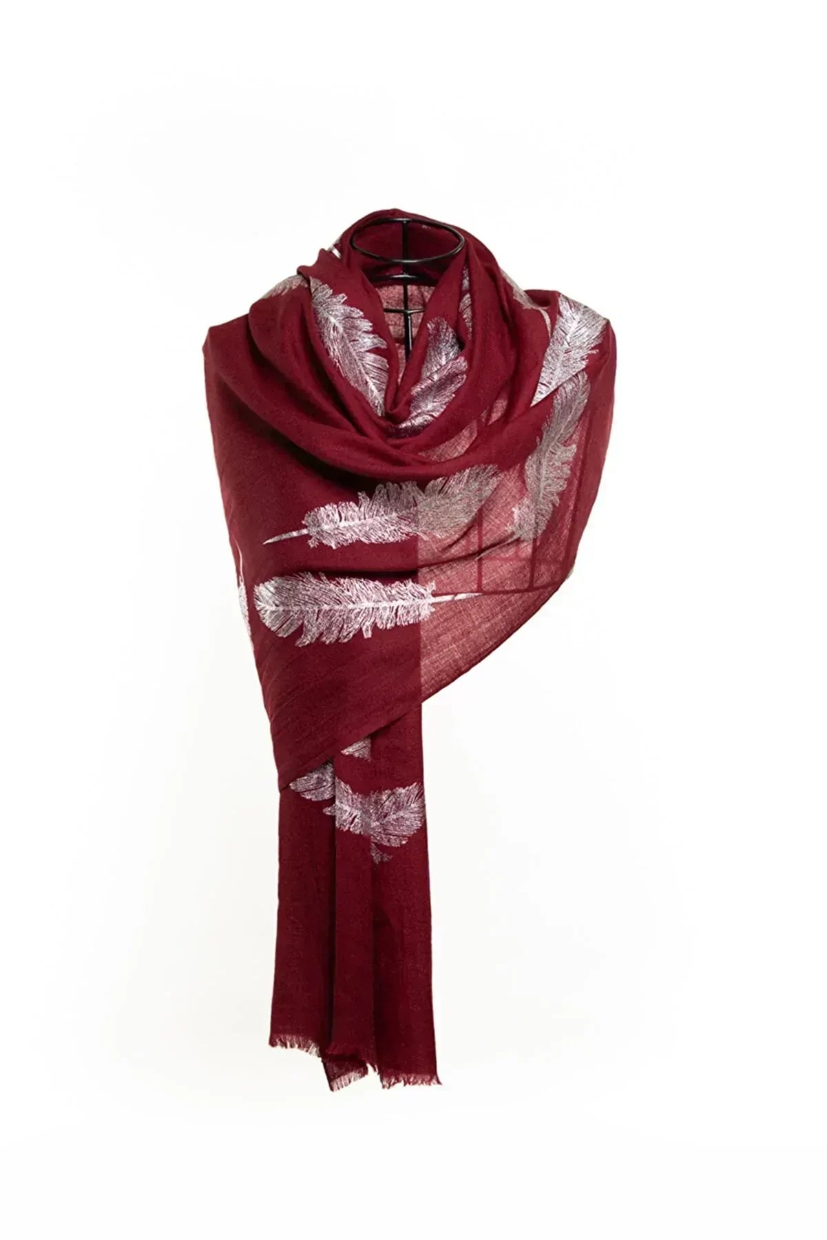 Feathers Collection - Sliver Bordeaux The Golden Yarn